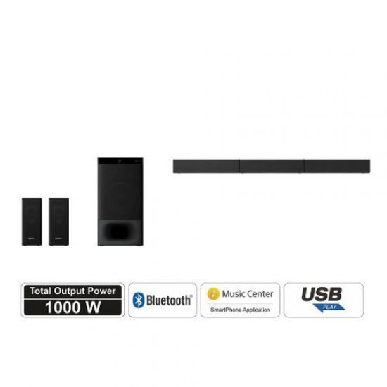 Sony 1000W Home Cinema Soundbar: HT-S500RF