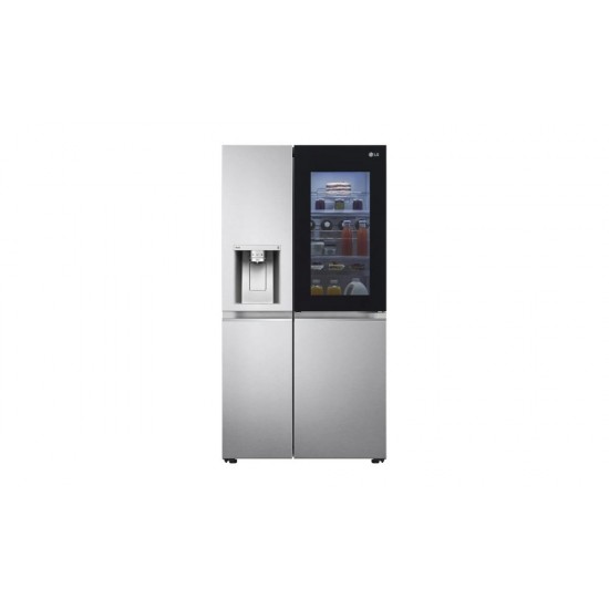 LG Net 635(L) InstaView Door-in-Door Fridge: GC-X257CSES