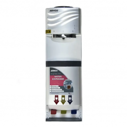 Armco Water Dispenser 16L 3 Tap, Hot, Normal & Cold – Foot Pedal Press, Silver. AD-17FHNC-PED(SL)