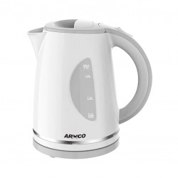 AKT-173LED – 1.7L Plastic Cordless Kettle 360, 2200W, Matte White.