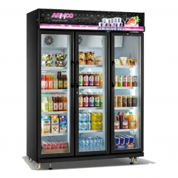 Armco Glass door, No Frost Refrigerator, 1140L, 3 door, Double Layer Vacuum Glass ASC-1140