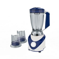 TORNADO Electric Blender 500 Watt 1.5 Liter 2 Mills Deep Blue BL500/2-DBLUE