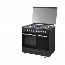 Armco Free Standing Cooker GC-F9642FBT2(BK) 4Gas(1 Wok Sabaf Burner + 1 Small + 2 Medium Sabaf Burners) +2 Electric(1×145 + 1×180)