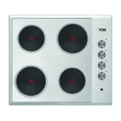 Von 4 Electric Stainless Steel Hob: VBHS6040HX 