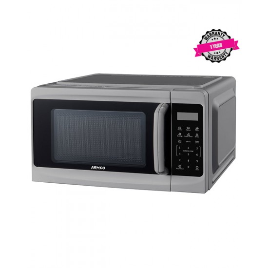 ARMCO AM-DS2033(SL) 20L Digital Microwave Oven, 700W, Silver.