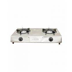 ARMCO GC-7200SS - 2 Burner Tabletop Gas Cooker, Slim Compact, Auto ignition, 2M pipe