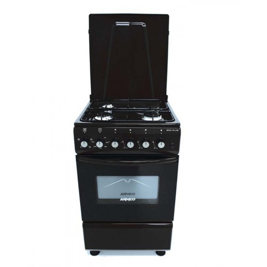 ARMCO GC-F5531PX(BK) - 3 Gas, 1 Electric, 50x50 Gas Cooker.