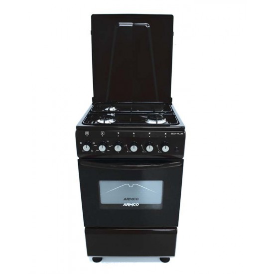 Armco - 3 Gas, 1 Electric, 50x50 Gas Cooker: GC-F5531PX(BK)