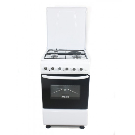 Armco 3 Gas, 1 Electric, 50x50 Gas Cooker: GC-F5531PX(W)