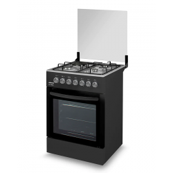 Armco 3Gas, 1 Electric, 58x58cm, Gas Cooker: GC-F5831FX(BK)