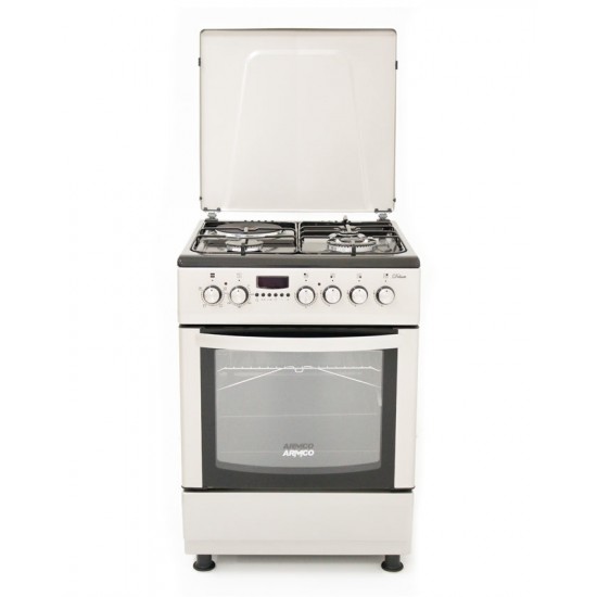 Armco 3 Gas(1WOK), 1 Electric, 60x60 Gas Cooker: GC-F6631HX2(SL)
