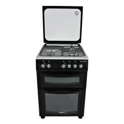 Armco 3 Gas(1 WOK), 1 Electric, 60x60 Double Oven Gas Cooker: GC-F6631LX3D2(BK)