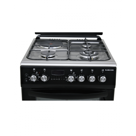 ARMCO GC-F6631LX3D2(BK) - 3 Gas(1 WOK), 1 Electric, 60x60 Double Oven Gas Cooker.