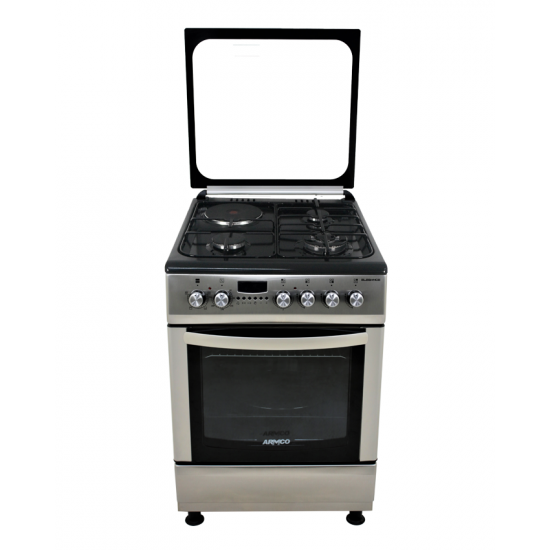 ARMCO GC-F6631LX3(SL) - 3 Gas(1WOK), 1 Electric, 60x60 Gas Cooker. ARMCO GC-F6631LX3(SL) - 3 Gas(1WOK), 1 Electric, 60x60 Gas Cooker.