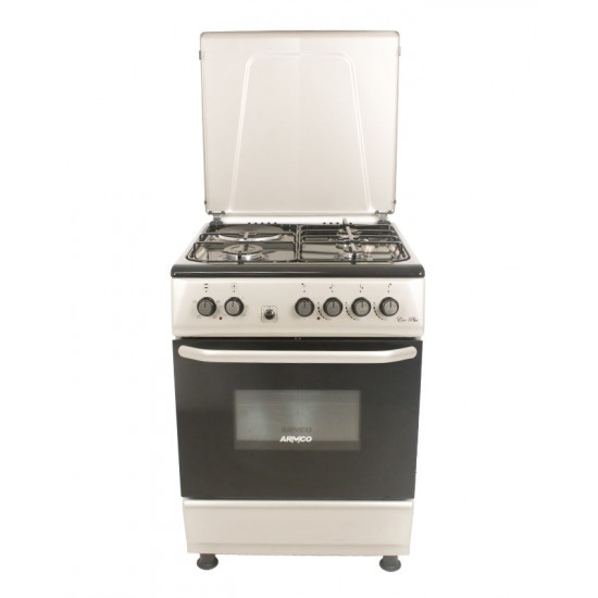Armco- 3 Gas, 1 Electric, 60x60 Gas Cooker: GC-F6631PX(SL)