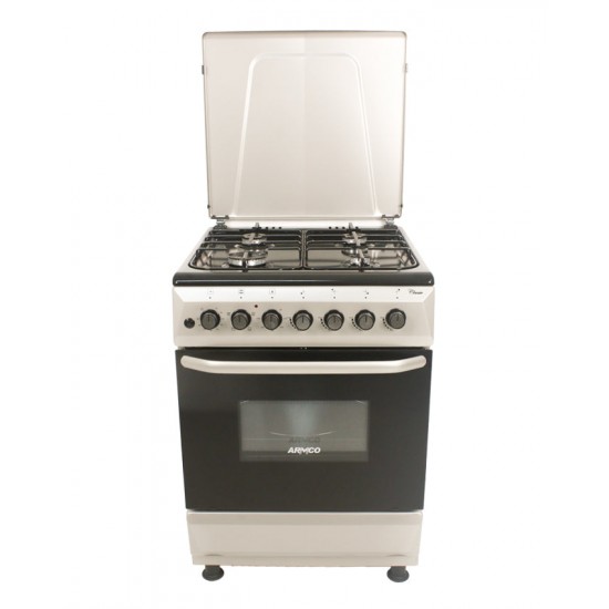 Armco 4 Gas Burner, Electric Oven+Grill Cooker: GC-F6640MX(SL)