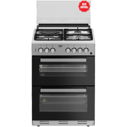 Beko 60cm Double Oven Freestanding Cooker: Fdf63110dxdsl