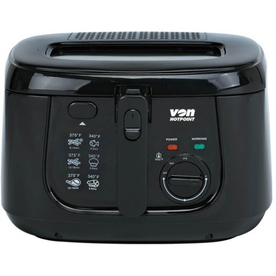 Von Hotpoint 2.5L Deep Fryer: HDF251BK/VSYD25BBK 