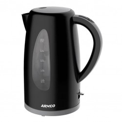 AKT-305LED – 3.0L, Plastic Cordless Kettle Black.