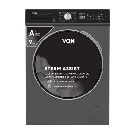 Von Front Load Washing Machine: VALW-09FVK 
