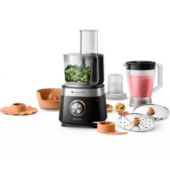 Philips Viva Collection Compact Food Processor: HR7530/11 Philips Viva Collection Compact Food Processor: HR7530/11