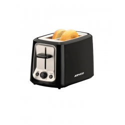ARMCO APT-2B1000B(SS) - 2 Slice Pop-Up Toaster, 850W, Stainless Steel.
