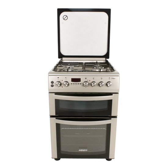 Armco 3 Gas Double Oven Gas Cooker: GC-F6631LX2D2(SS) Armco 3 Gas Double Oven Gas Cooker: GC-F6631LX2D2(SS)