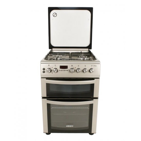 Armco 3 Gas 1 Electric Double Oven Gas Cooker: GC-F6631LX2D2(SS)