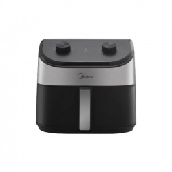 Midea Non Stick 4.7L Manual Air Fryer-1500W - Black