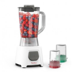 Moulinex 450w 1.5ltr Blender + Grinder: LM2C3127