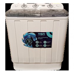 Von VALS-75BWY Twin Tub Washing Machine - 7.5Kg