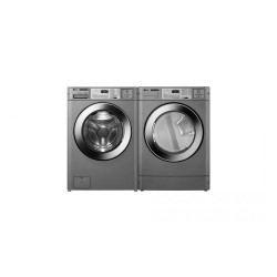 LG 15Kg Commercial Washer and Dryer Stacked Set: FH0C7FD2MS+RV1840CD7